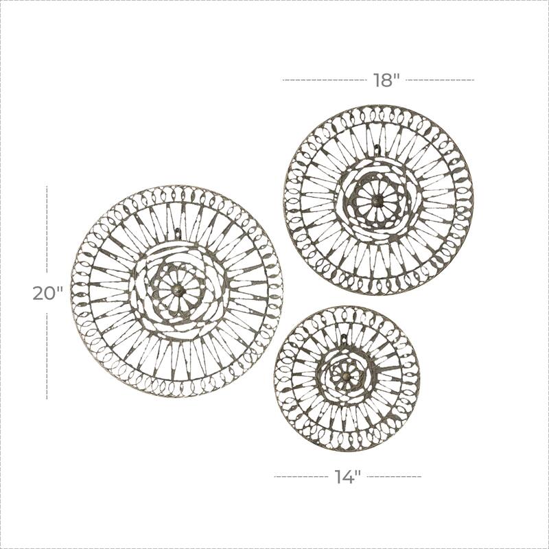 Black Iron Eclectic Wall Decor Architecture (Set of 3) Bed Bath